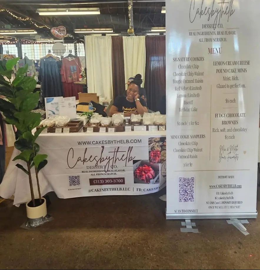 Dr. Mo. at the first Cakesbythelb pop-up event