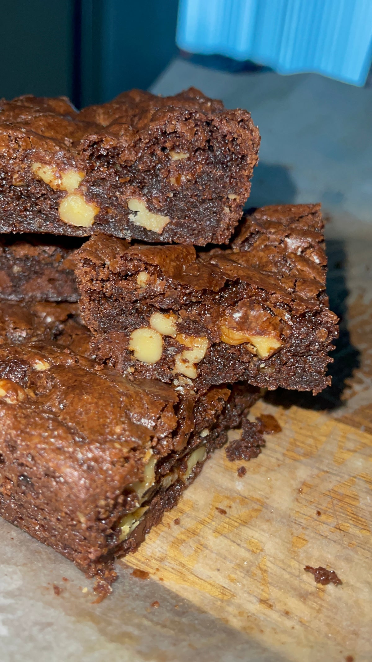 Fudgy Walnut Chocolate Brownie